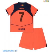 Camisa de time de futebol Barcelona Ferran Torres #7 Replicas 3º Equipamento Infantil 2025-26 Manga Curta (+ Calças curtas)